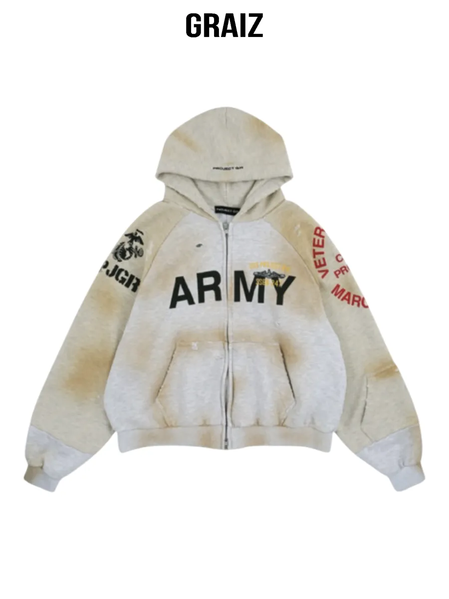 зип худи opium Grailz gr project army GRAIZ 375650468 купить за
