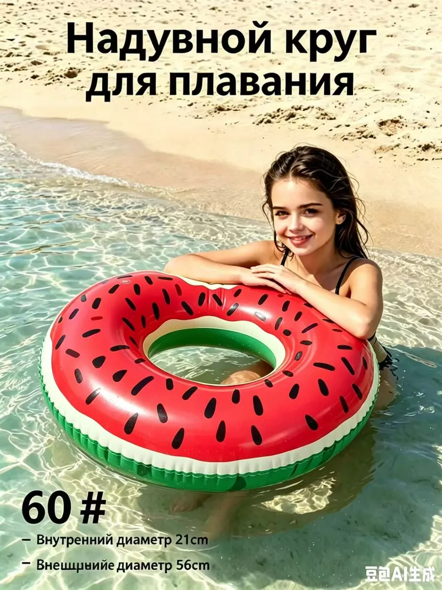 Круг для плавания арбуз для детский