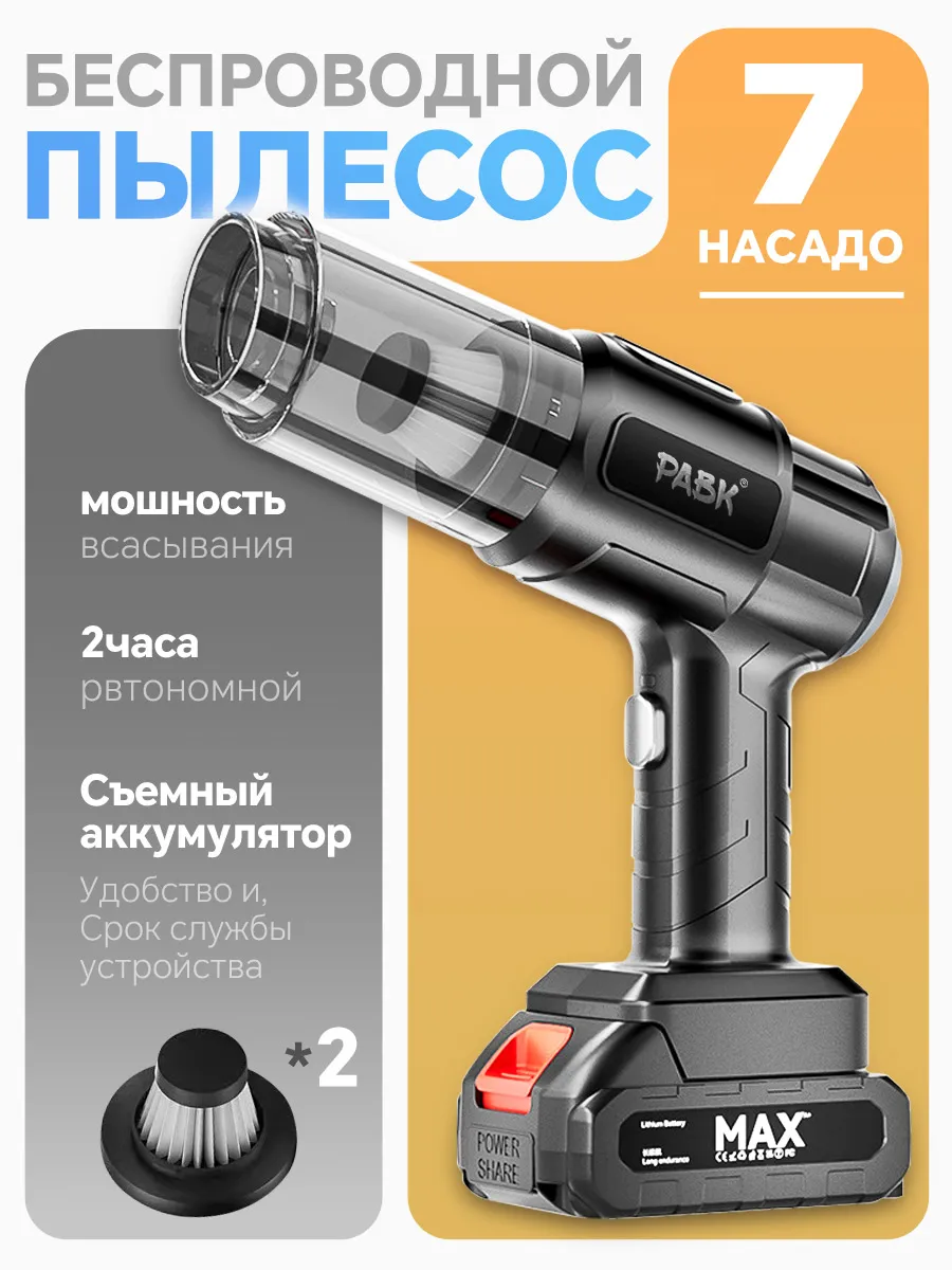 Пылесос для автомобиля беспроводной мощный