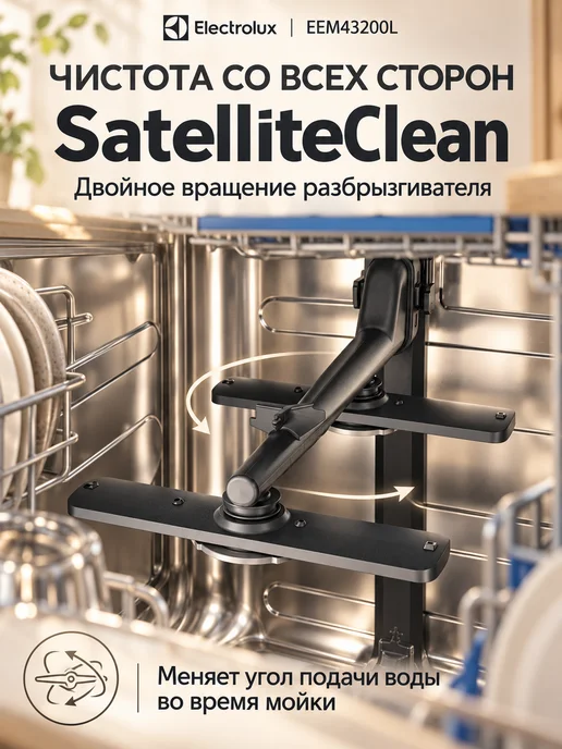 Electrolux Встраиваемая посудомоечная машина EEM43200L, 43200 л, фото 2