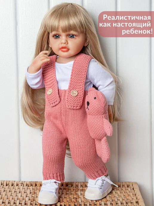 RebornChild Кукла Reborn силиконовая девочка Яна 55 см, вариант, фото 2