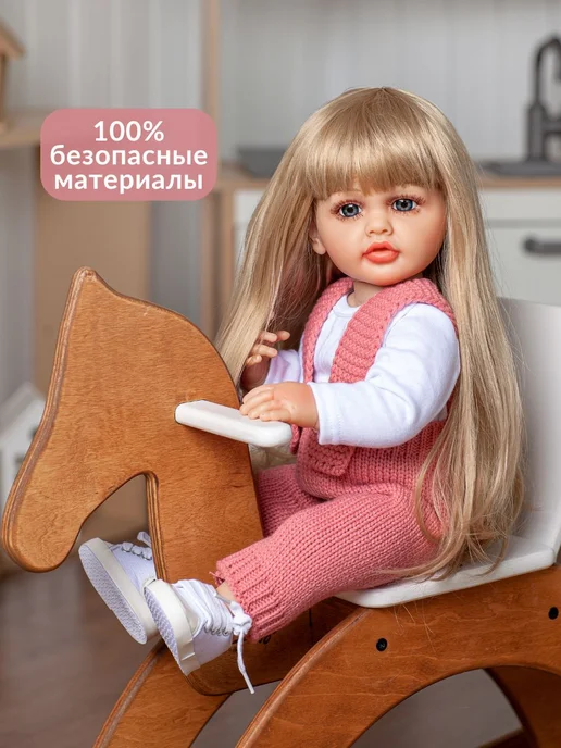 RebornChild Кукла Reborn силиконовая девочка Яна 55 см, вариант, фото 7