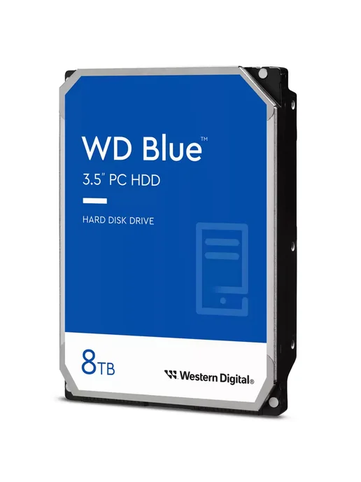 Western Digital Жесткий диск 8 ТБ WD80EAAZ 3.5" 5640 об мин, 8 ТБ