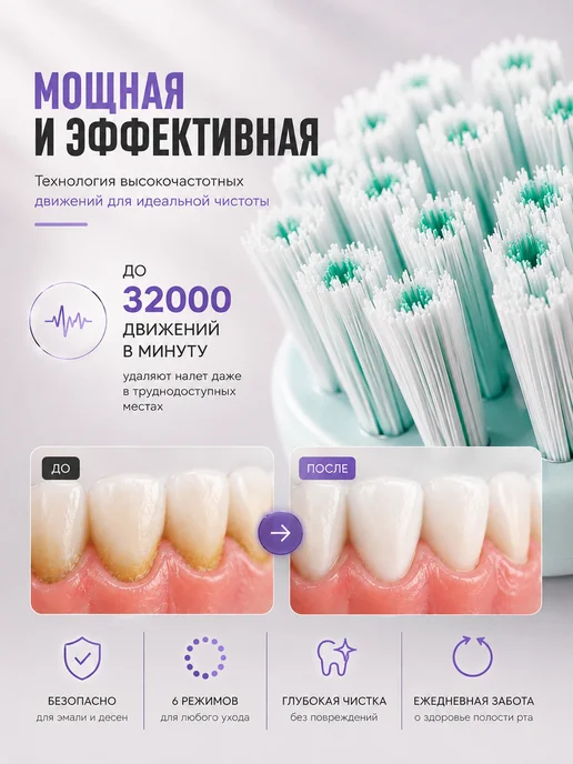DataFlow Электрическая зубная щетка, вариант, фото 3