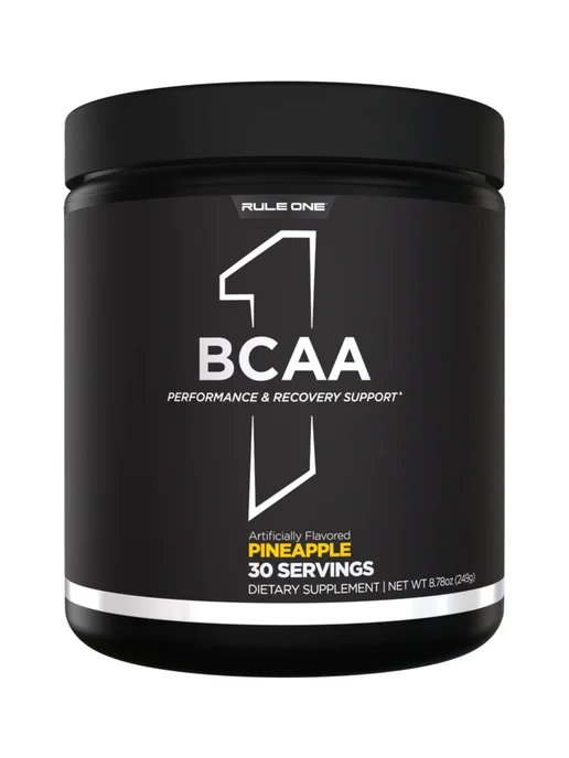 Rule 1 Аминокислоты БЦАА, BCAA, 249 г - Ананас, 249 г, фото 8