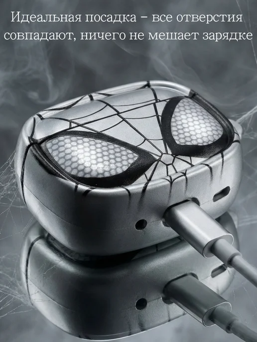Qapla силиконовый чехол на airpods pro2 кейс для наушников аирподс, серый, фото 4