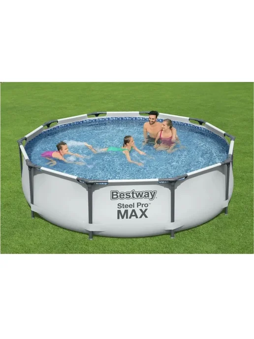 Bestway 56406 Каркасный бассейн 305х76см 4678 л Steel Pro MAX, 4678 л, фото 2