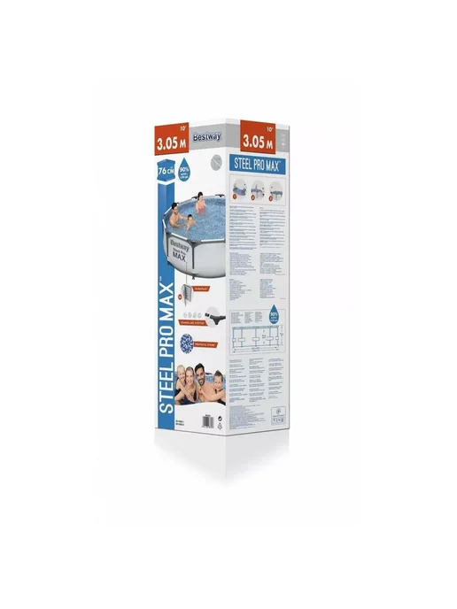 Bestway 56406 Каркасный бассейн 305х76см 4678 л Steel Pro MAX, 4678 л, фото 4