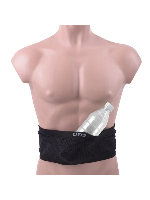UTO Пояс беговой Multifunctional Running Waist Bag темно-синий, черный, фото 3
