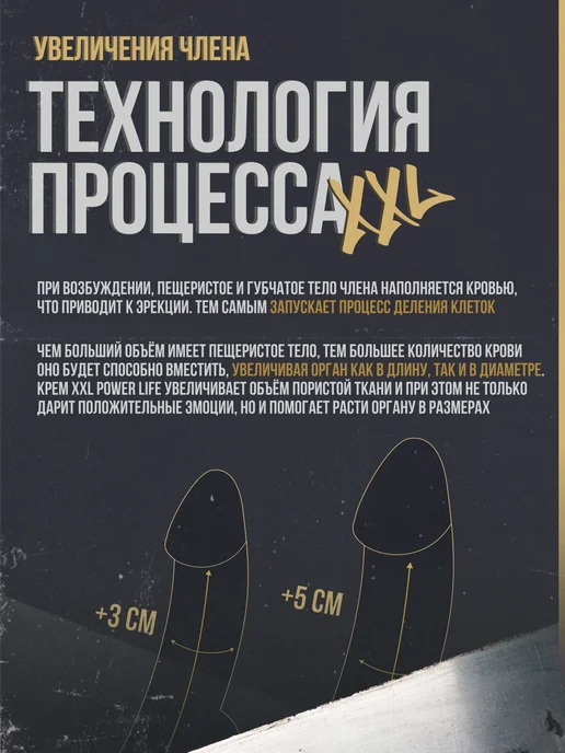 D'umor Крем для увеличения члена Power Life, вариант, фото 5