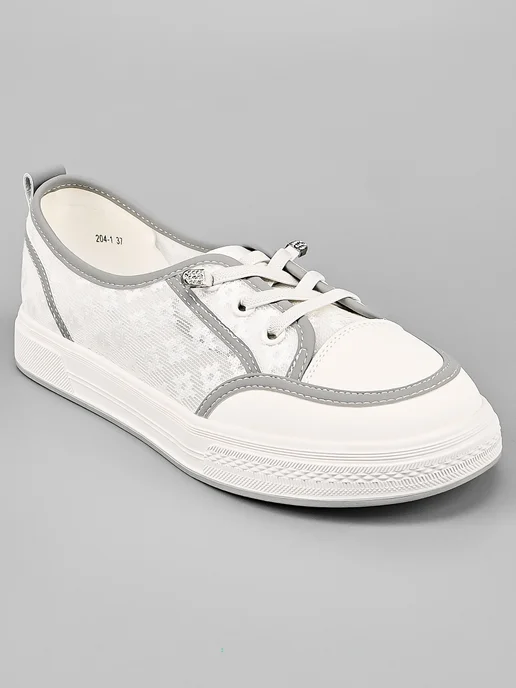 Teet Space Shoes Кеды летние на подошве, белый, фото 5