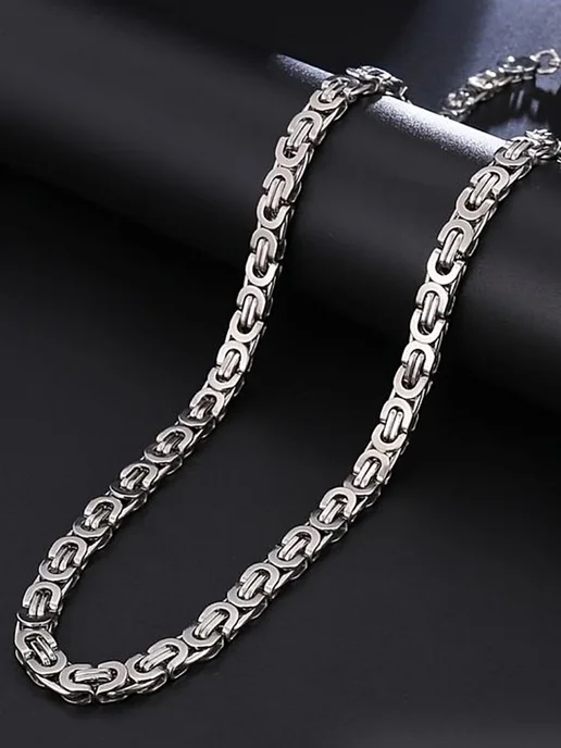 NEW COLLECTION №1 Цепочка кардинал на шею толстая титановая сталь, титан, фото 3