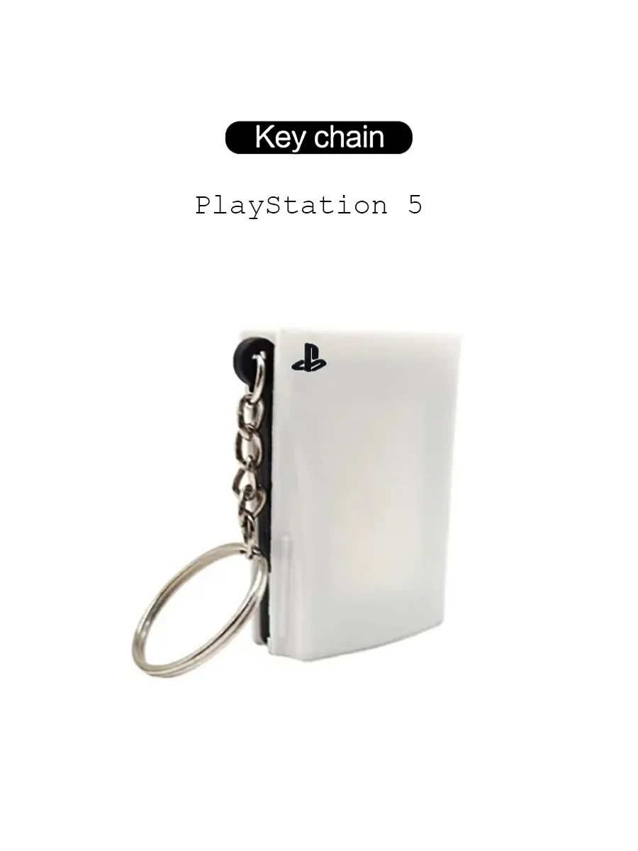 Брелок консоль PlayStation 5 для ключей, сувенир 3d модель
