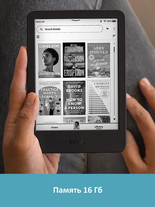 Amazon Электронная книга Kindle 11 2024 Без рекламы (6"), черный, фото 3