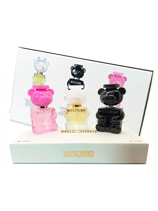 Parfumer Москино Toy 3 в 1 Подарочный парфюмерный набор 3*30 ml, 3x30, 30 мл