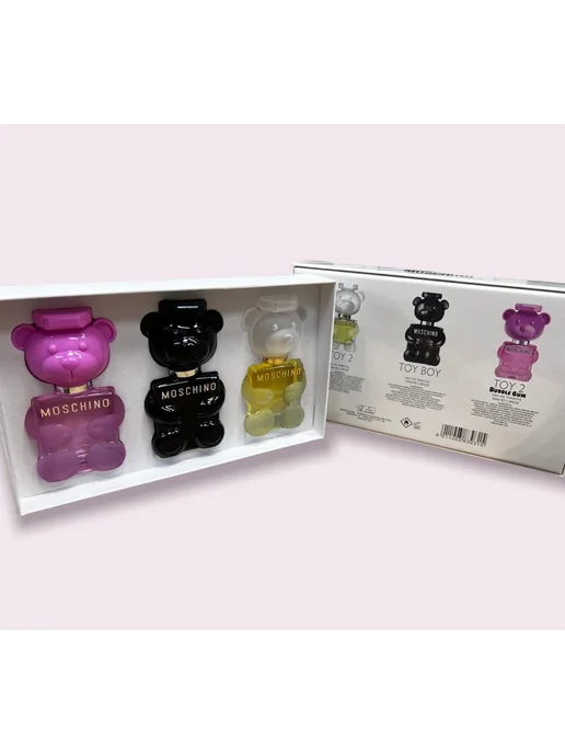 Parfumer Москино Toy 3 в 1 Подарочный парфюмерный набор 3*30 ml, 3x30, 30 мл, фото 2