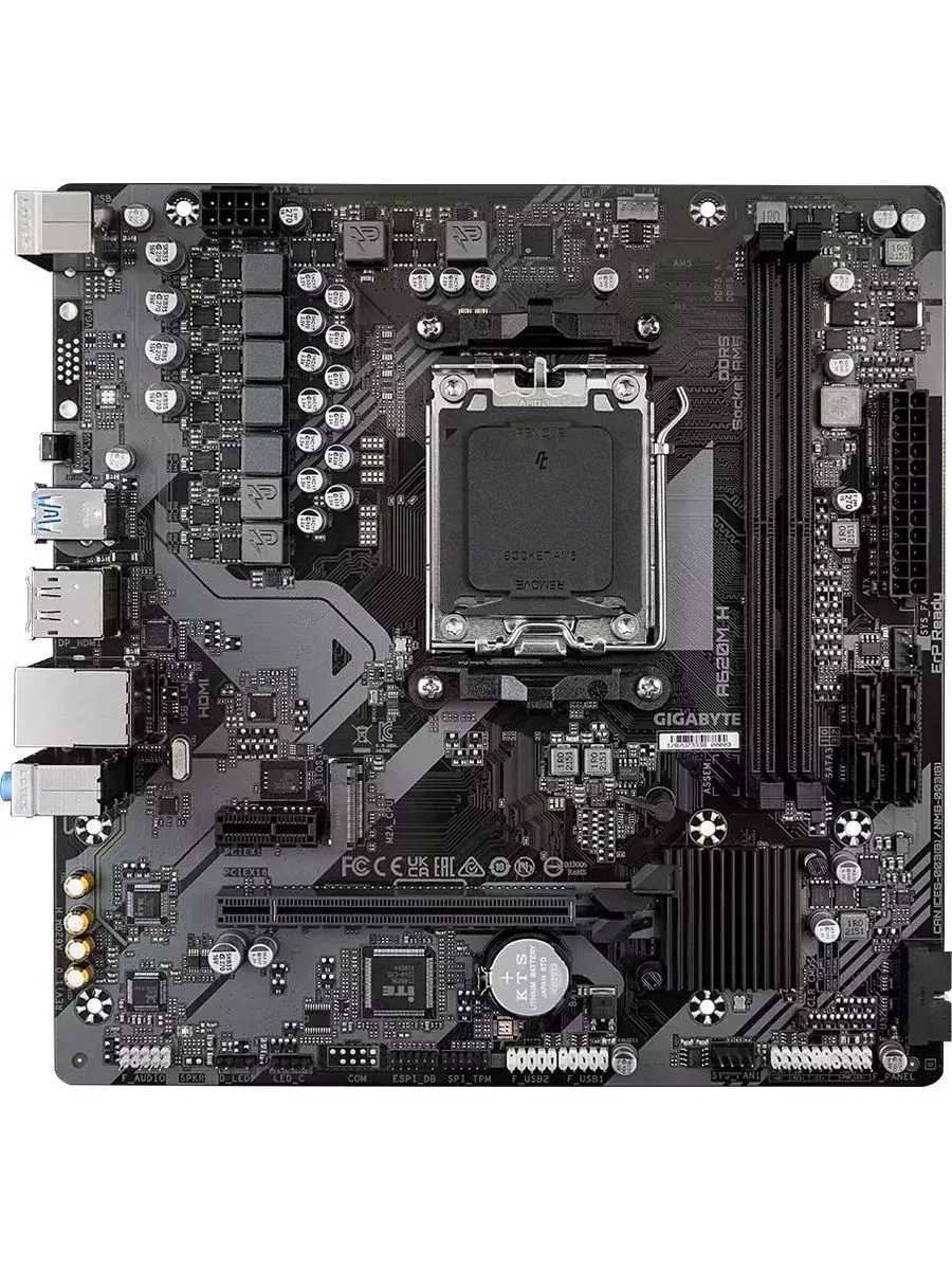 Материнская плата A620M H SocketAM5 AMD A620 2xDDR5