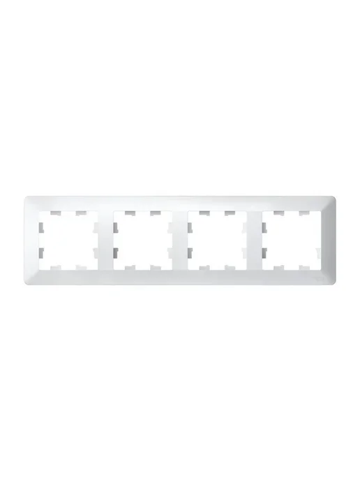 Systeme Electric Рамка четырехпостовая, AtlasDesign Air, белый, фото 2