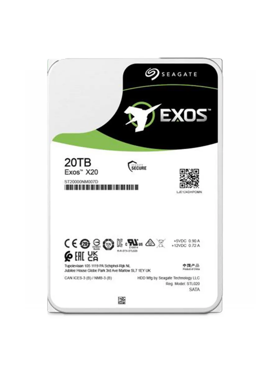 seagate Жесткий диск корпоративного класса Exos X20 20 ТБ