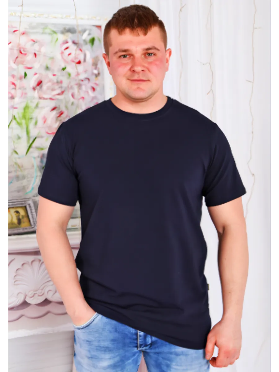 Футболка большие размеры хлопок