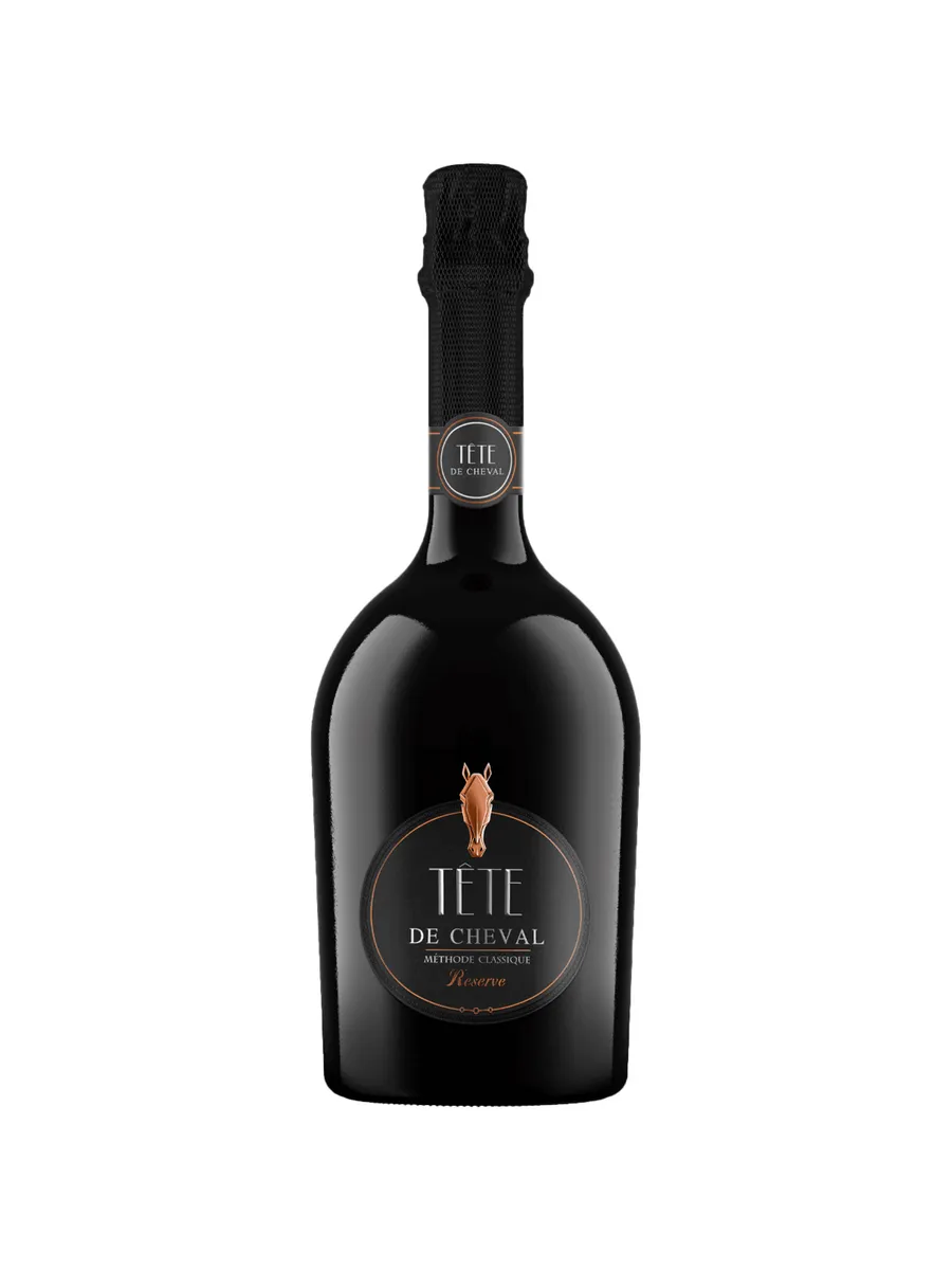 Вино игристое Tete de Cheval Brut Reserve белое брют 0,75 л