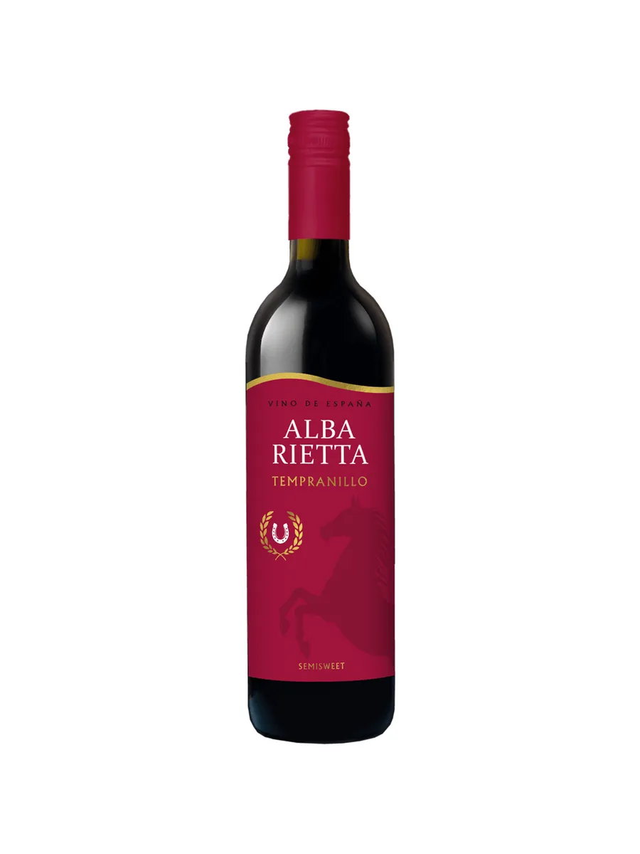 Вино Alba Rietta Tempranillo красное полусладкое 0,75 л