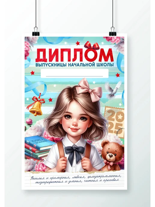 Диплом об окончании начальной школы 10шт, 10 шт, фото 2
