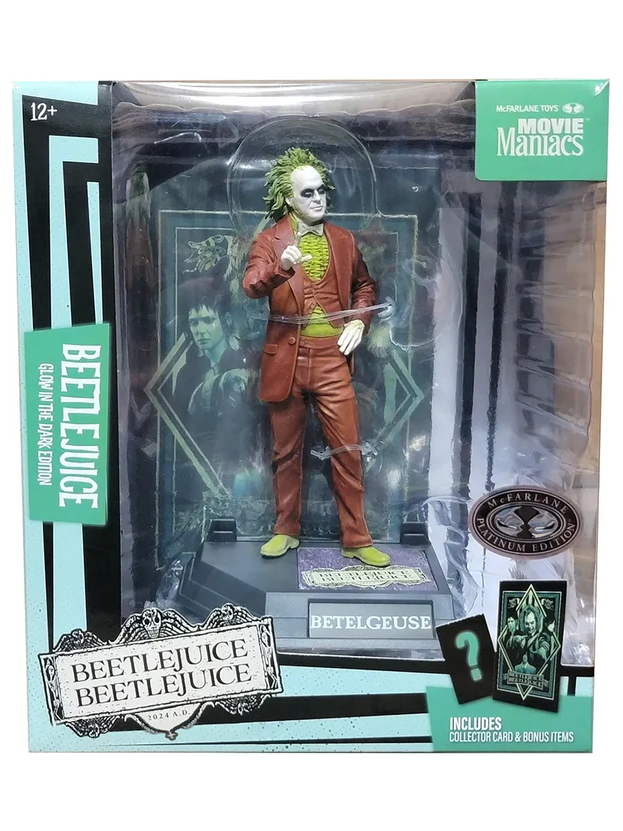 Фигурка Movie Maniacs Beetlejuice in Red Suite 15см
