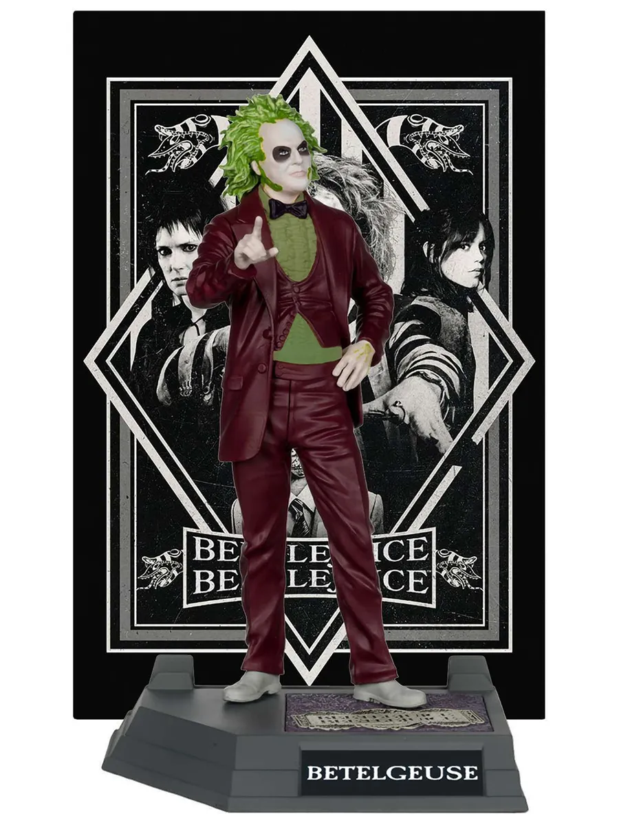 Фигурка Movie Maniacs Beetlejuice in Red Suite 15см