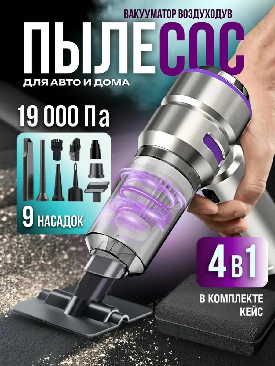Пылесос для автомобиля беспроводной мощный