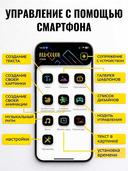 Мэдкейс Глаза на лобовое стекло LED экран, вариант, фото 8