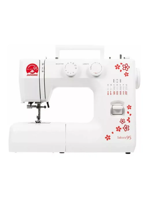 janome Швейная машина Sakura 95 белый (SAKURA 95), белый, фото 2