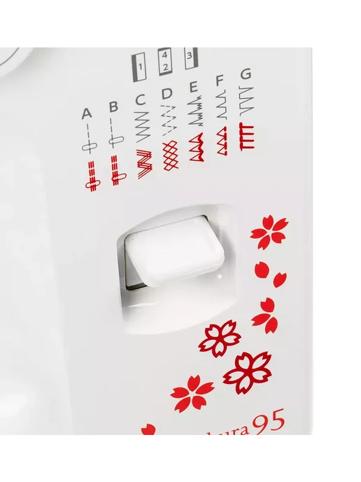 janome Швейная машина Sakura 95 белый (SAKURA 95), белый, фото 4