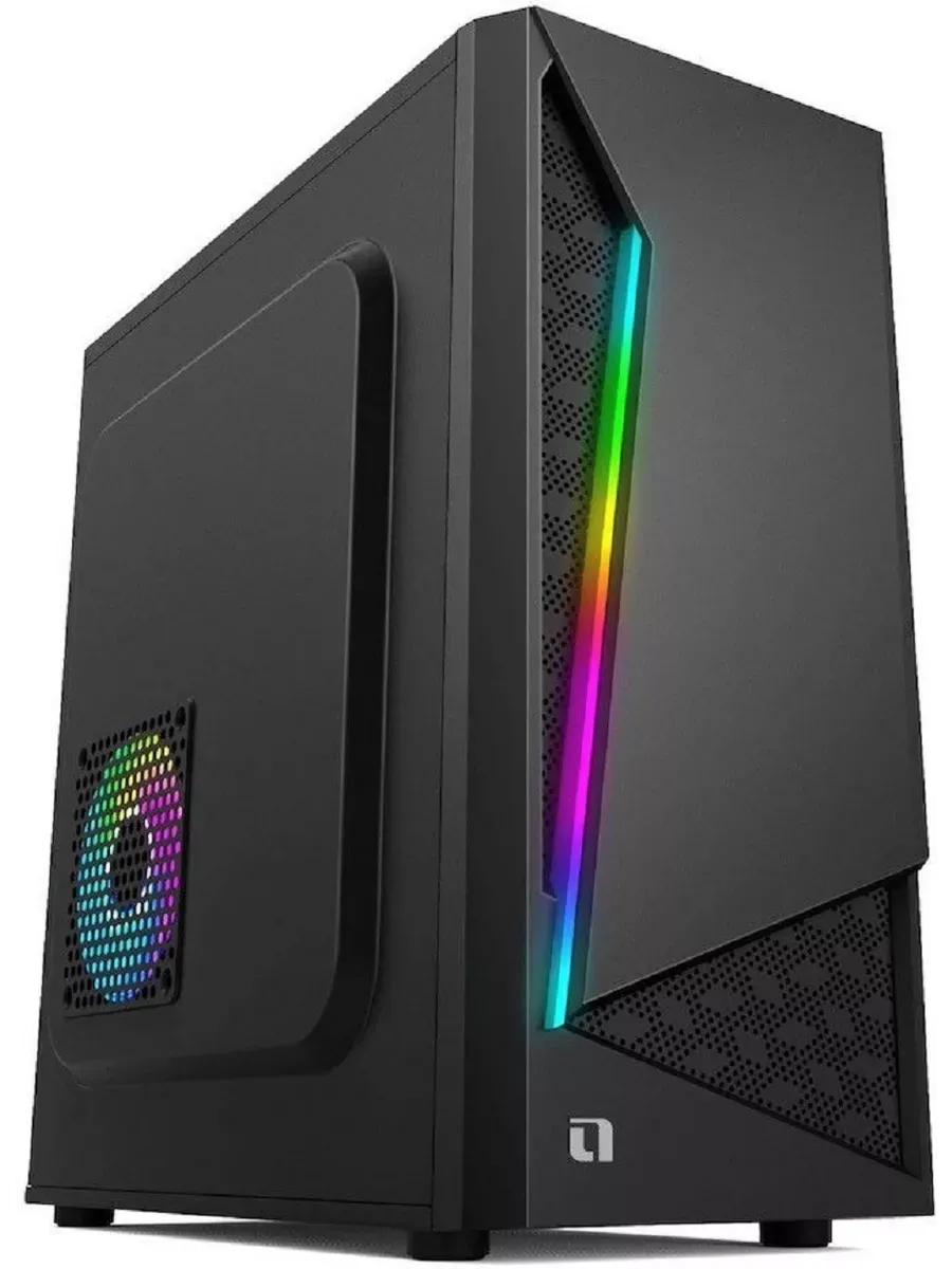 Корпус для ПК ACC-CL295RGB черный без БП ATX 4x120mm 2xUSB2.