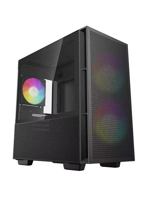 Deepcool Корпус для ПК CH360 черный без БП miniITX 7x120mm 2x140mm, черный, фото 6