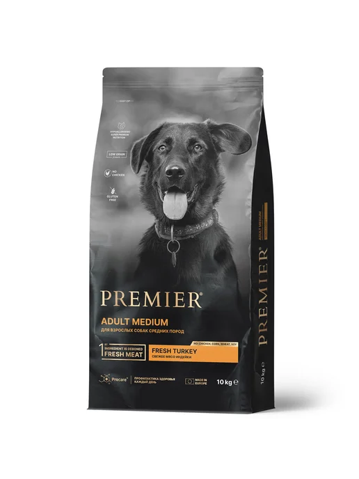 Сухой корм PREMIER для собак, средние, 10 кг