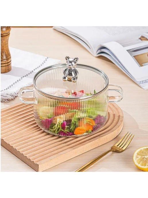 Стеклянная Кастрюля Для Индукционной Плиты Купить