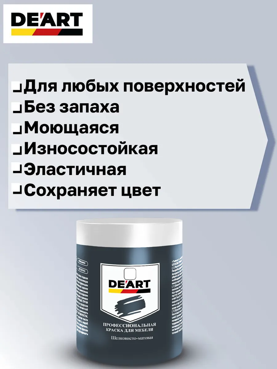Краска для мебели и декора темно-синий фото 3