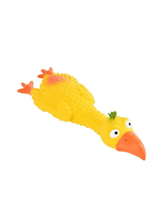 HomePet Игрушка для собак, курица 34см, желтый, фото 2