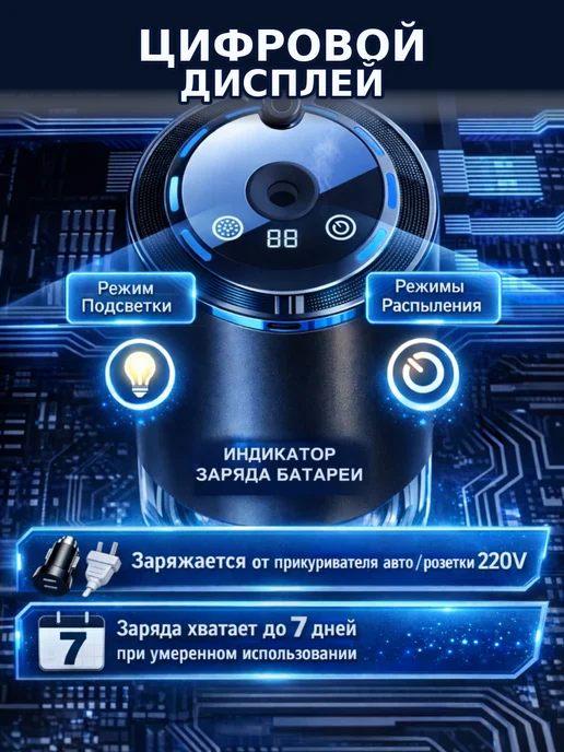 КАРВЕЛЛ Ароматизатор автомобильный автоматический + Lacoste, вариант, фото 6