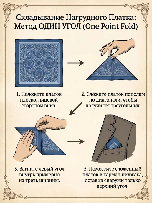 GENTLETEAM Нагрудный носовой платок паше, зеленый, фото 7