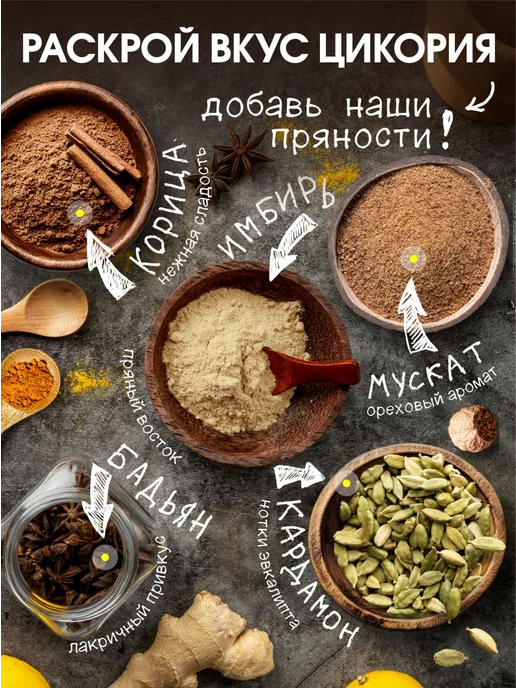 Орехов и Ко Цикорий растворимый гранулированный без кофеина BIO, 1000 г, 1000 г, фото 2