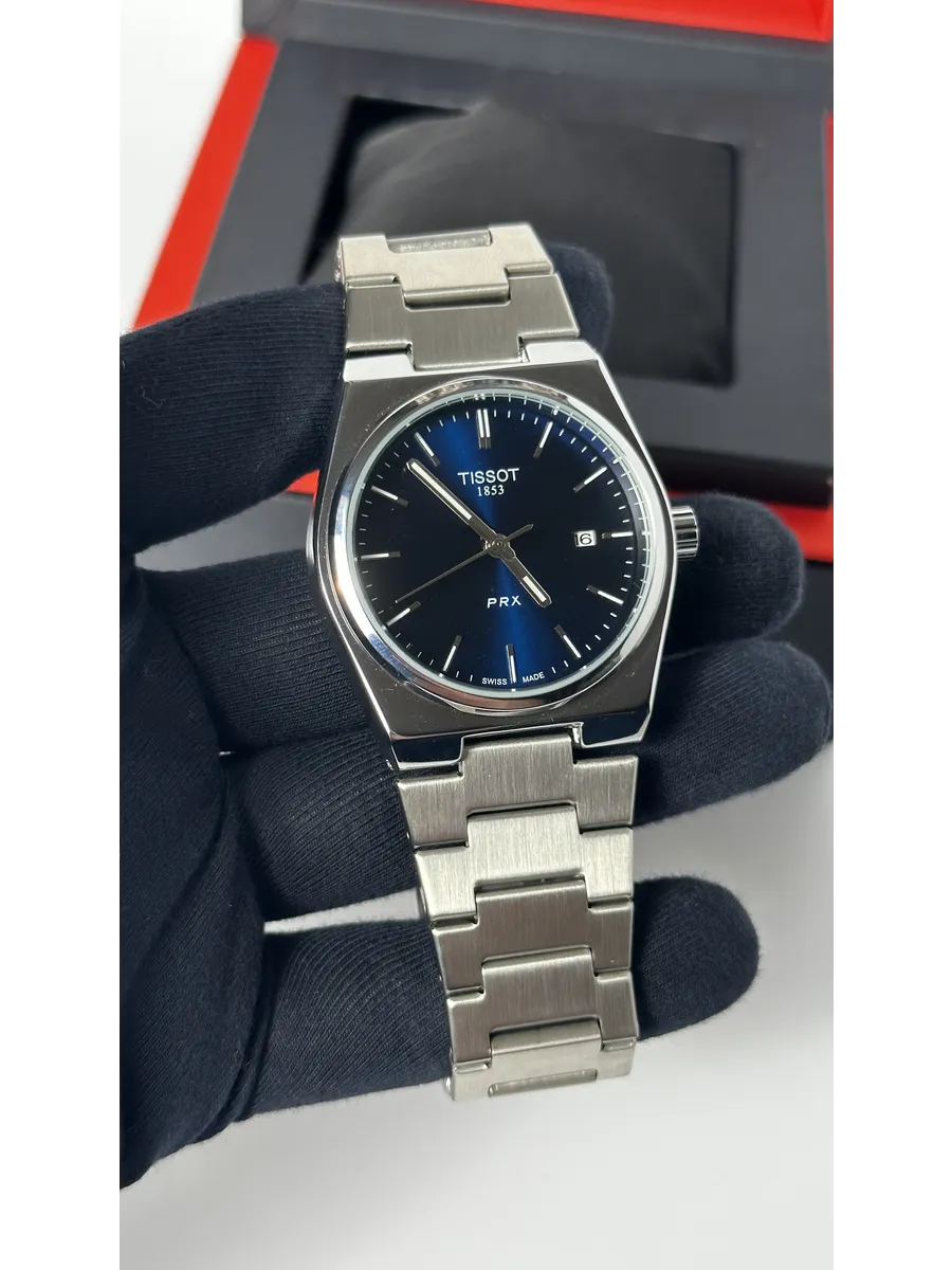 Часы Tissot PRX синие механические