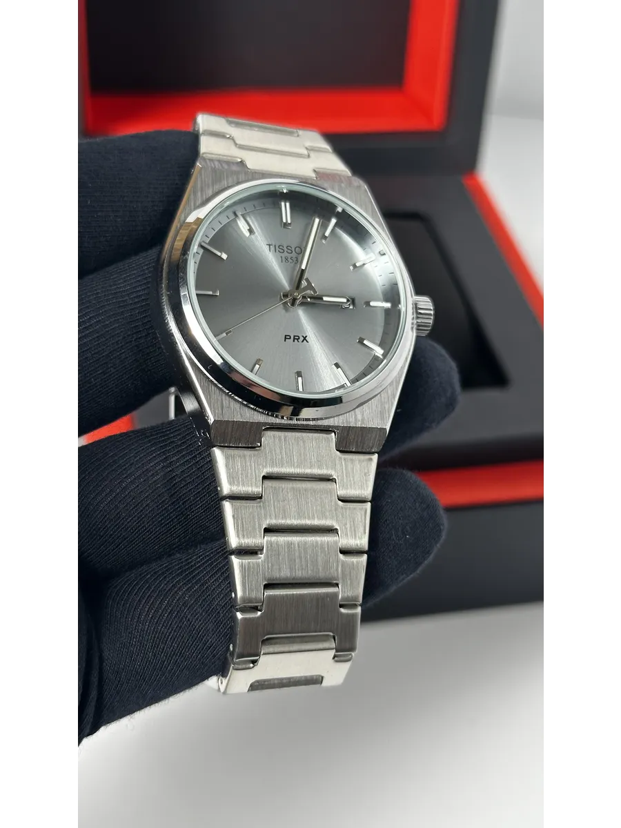 Часы Tissot PRX голубая сталь