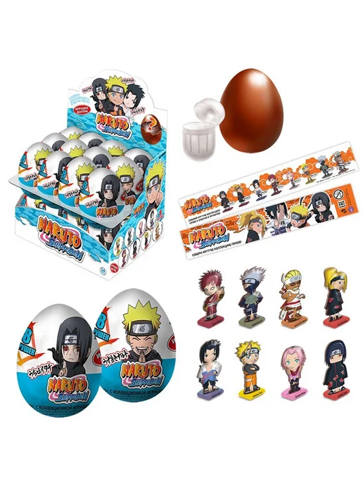 Naruto Яйцо шоколадное с игрушкой Наруто, 20 г, 20 г, фото 3