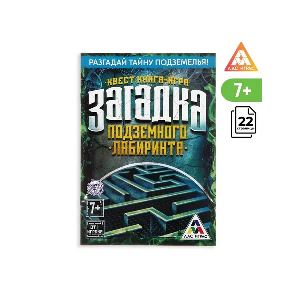 Квест-книга Загадка подземного лабиринта