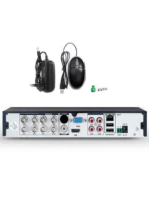 Комплект видеонаблюдения AHD PS-link KIT-A208HD 8 камер 2Мп для помещения, удаленный доступ, ночное видение, белый, фото 15