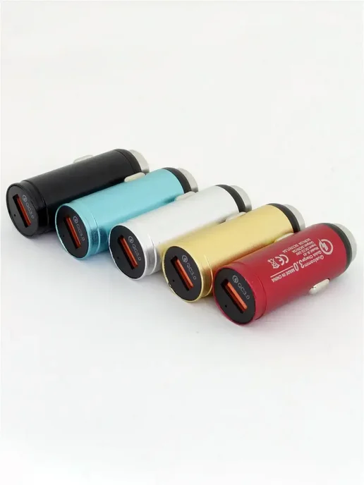GeoTrading Автомобильное зарядное устройство для телефона USB-A QC 3.0, вариант, фото 4