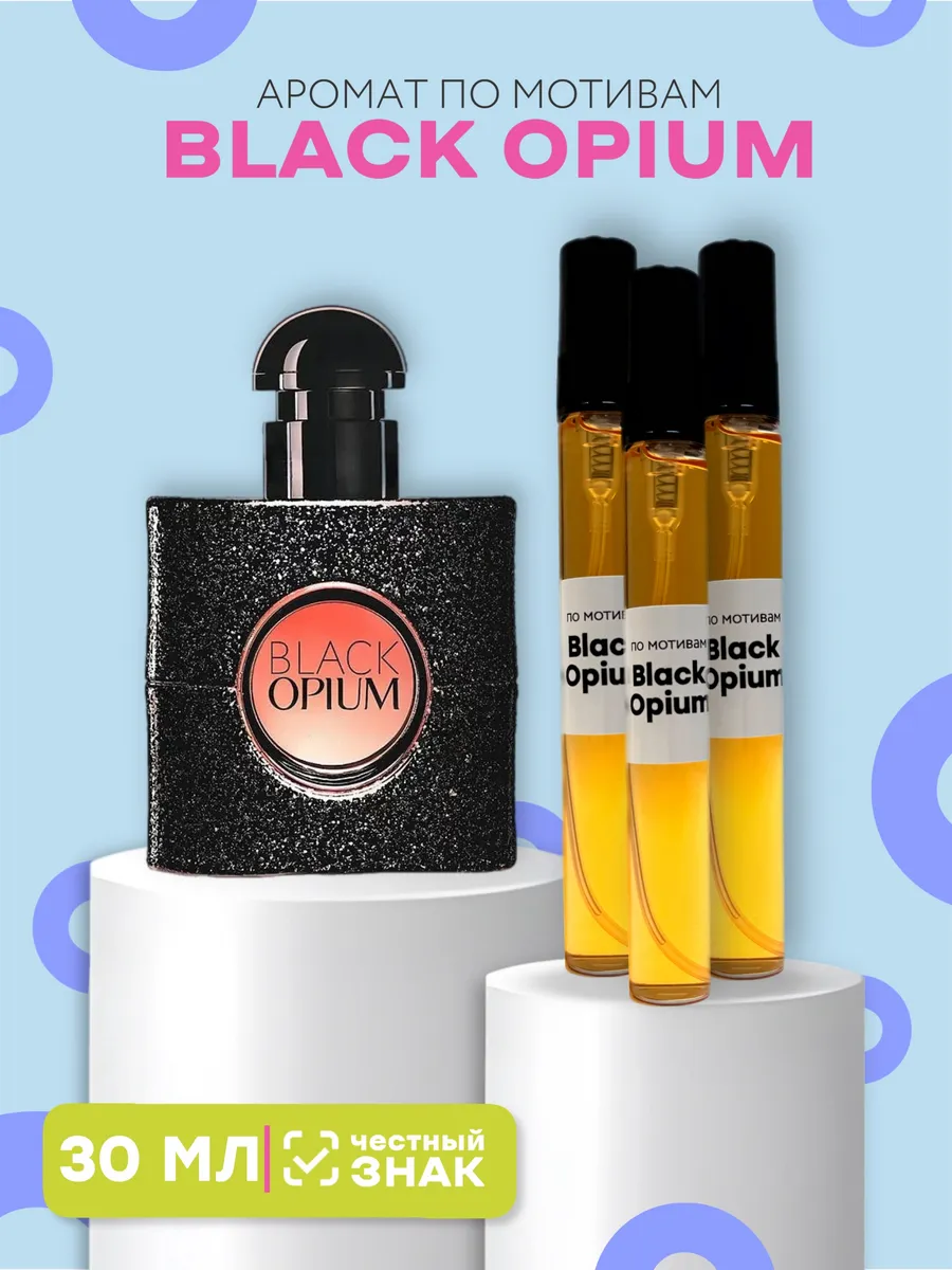 Духи унисекс по мотивам Black Opium