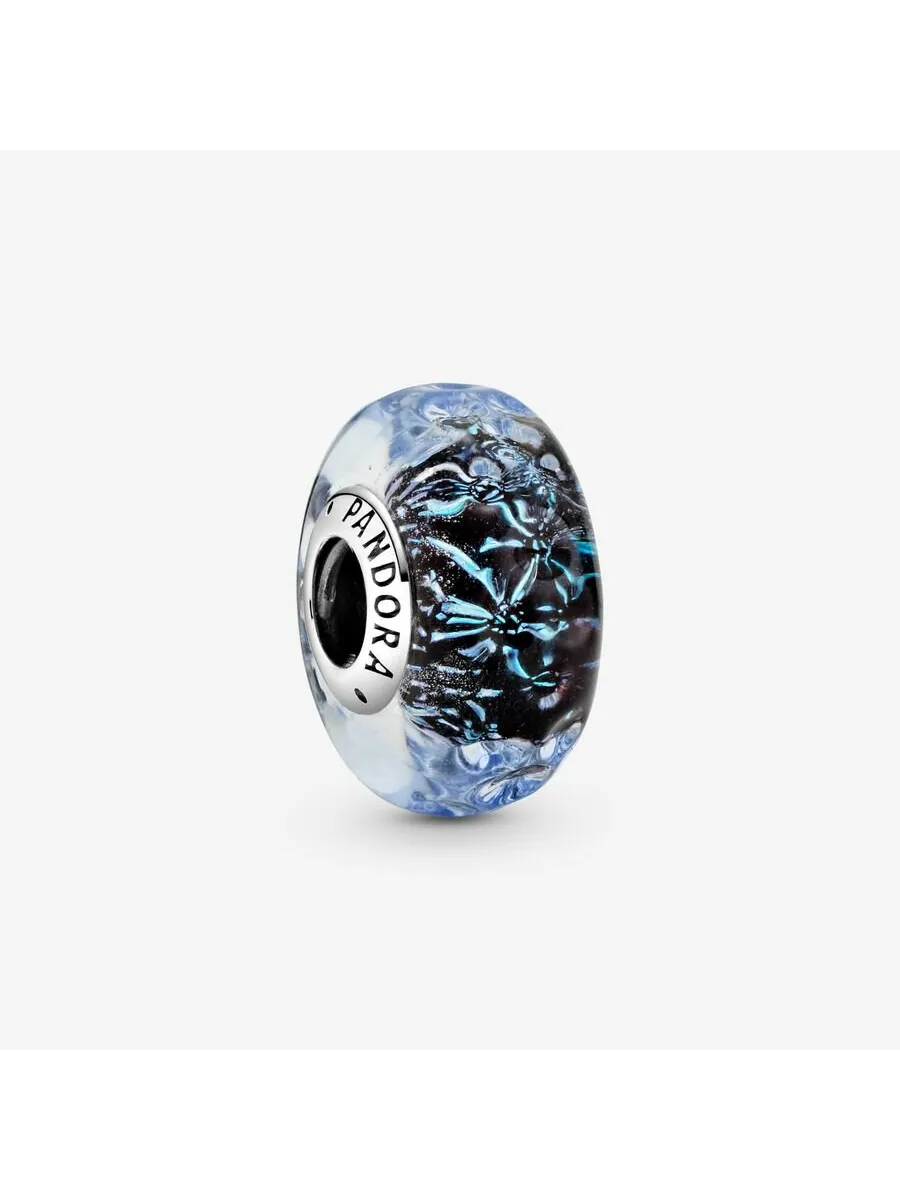Шарм Pandora Wavy Dark Blue Murano Glass Ocean